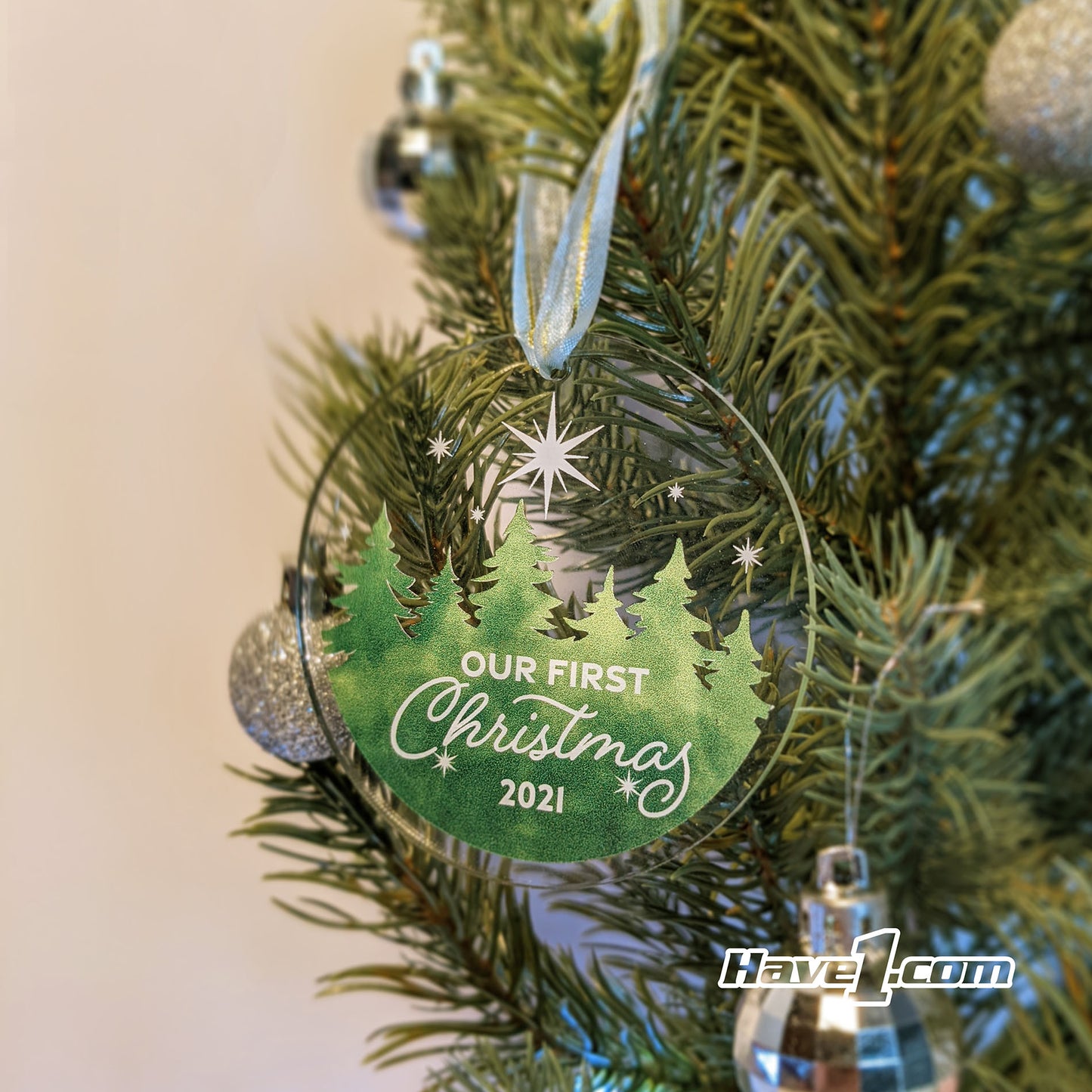 Printed Design Holiday Ornaments