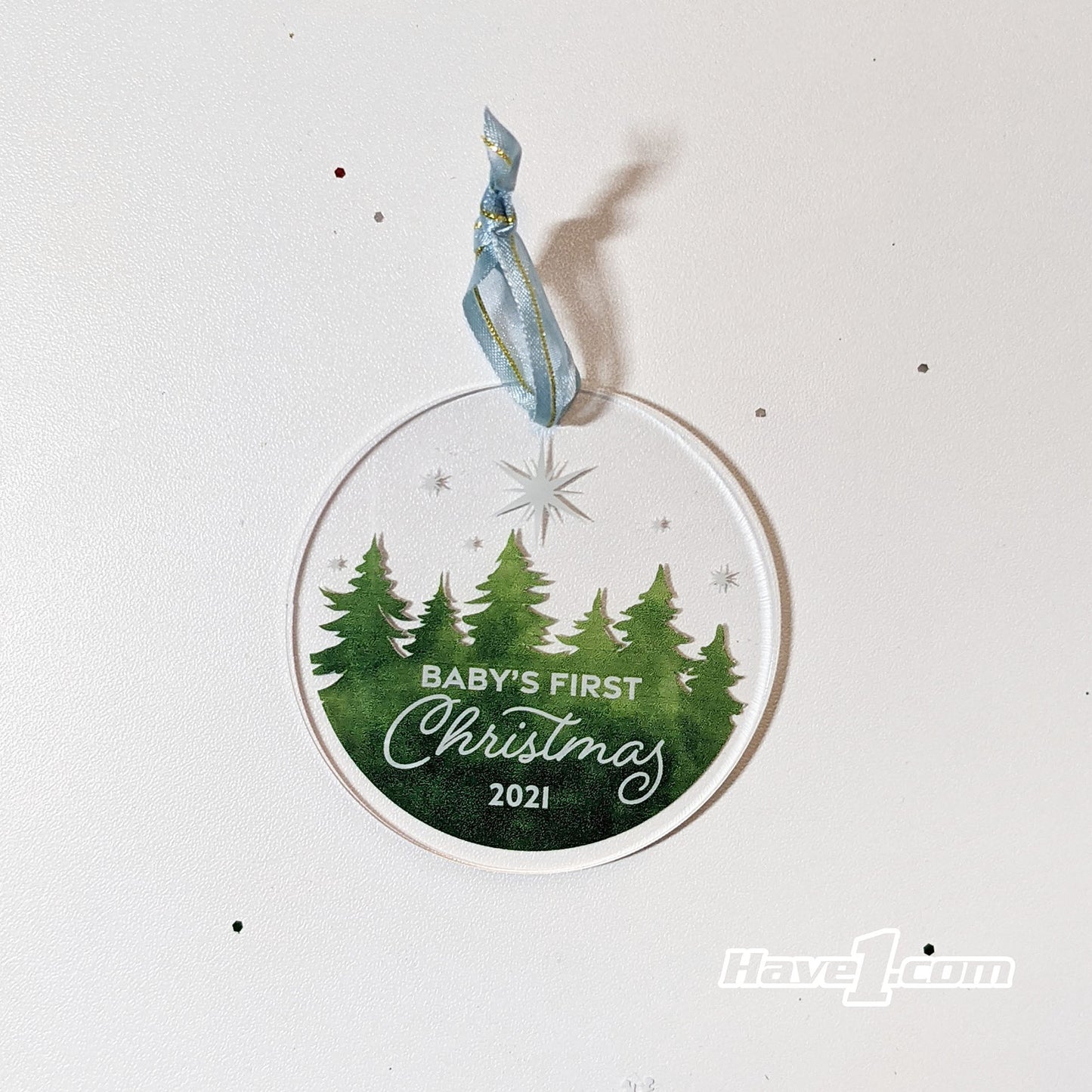 Printed Design Holiday Ornaments