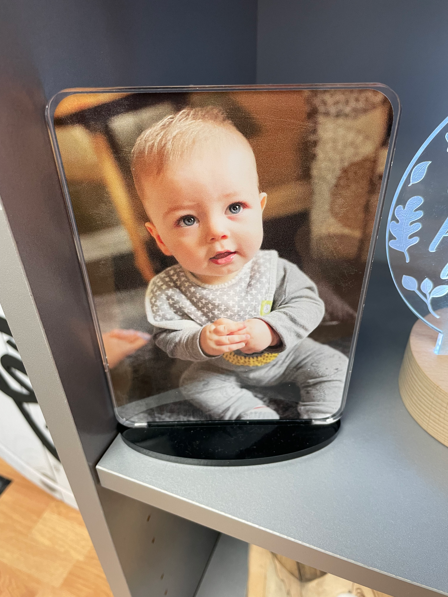 5x7 Photo Printed On Acrylic with Base